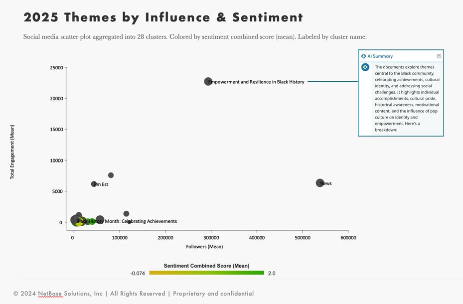 Consumer insights and sentiment analysis around black history month in 2025.